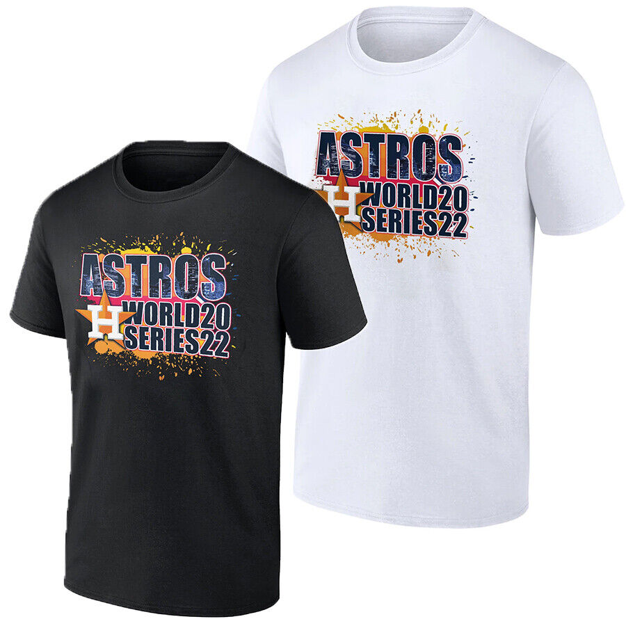 Houston Astros Team Baseball 2022 Series T - Shirt Unisex Cotton Size S To 5xl Plus Size Up To 5xl